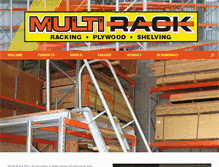 Tablet Screenshot of multirack.com.au